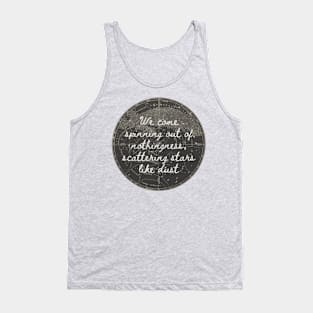 scattering stars like dust- Aesthetic Rumi quote Tank Top